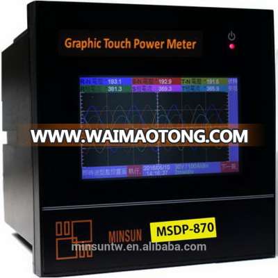 MSDP-870 Three Phase Graphic Touch Power Meter with Modbus Samrt Meter